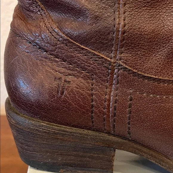 Frye Women's Dark Brown Ankle Booties Size 7 M - Picture 6 of 13